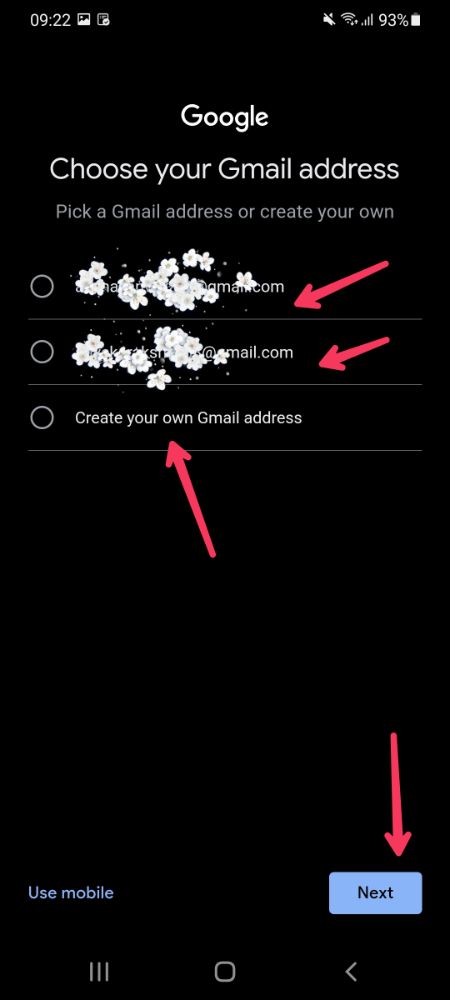 create E-mail id